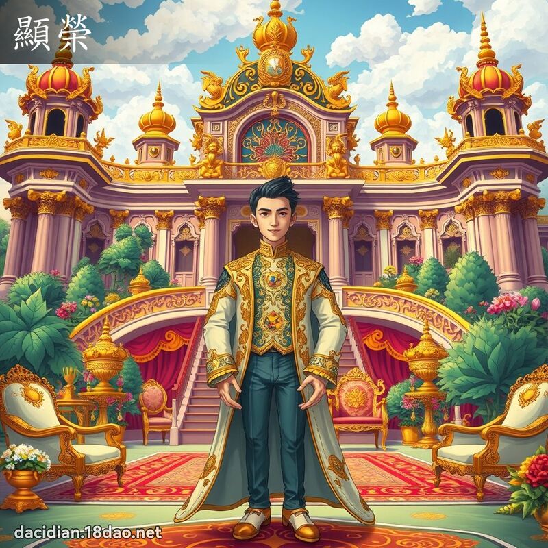 顯榮 - 國語大辭典配圖