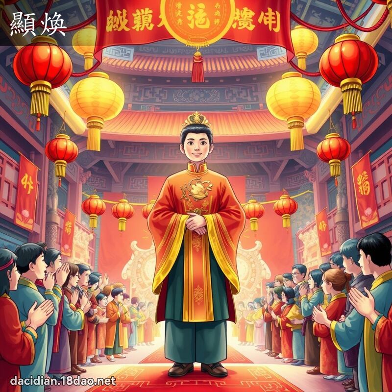 顯煥 - 國語大辭典配圖