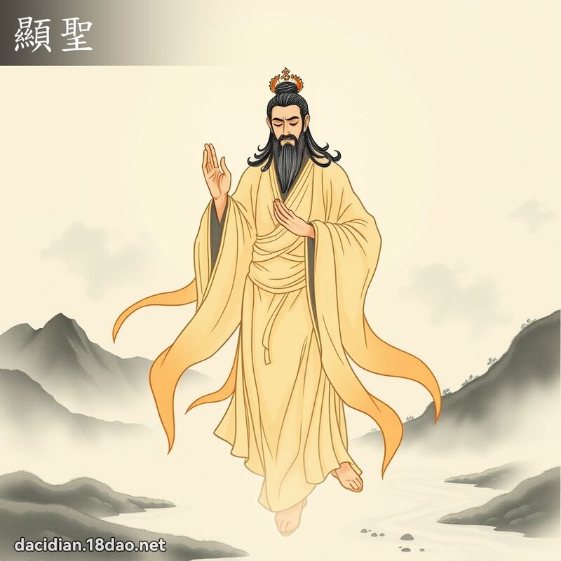 显圣 - 国语大辞典配图