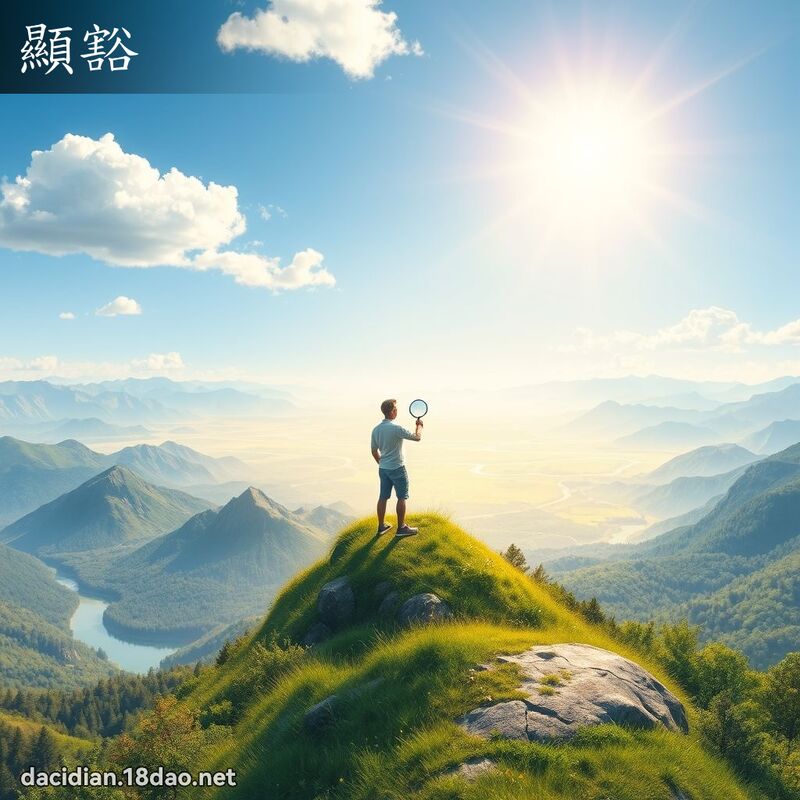 顯豁 - 國語大辭典配圖