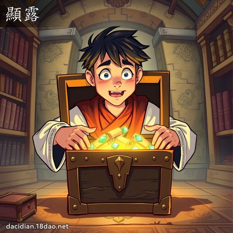 顯露 - 國語大辭典配圖