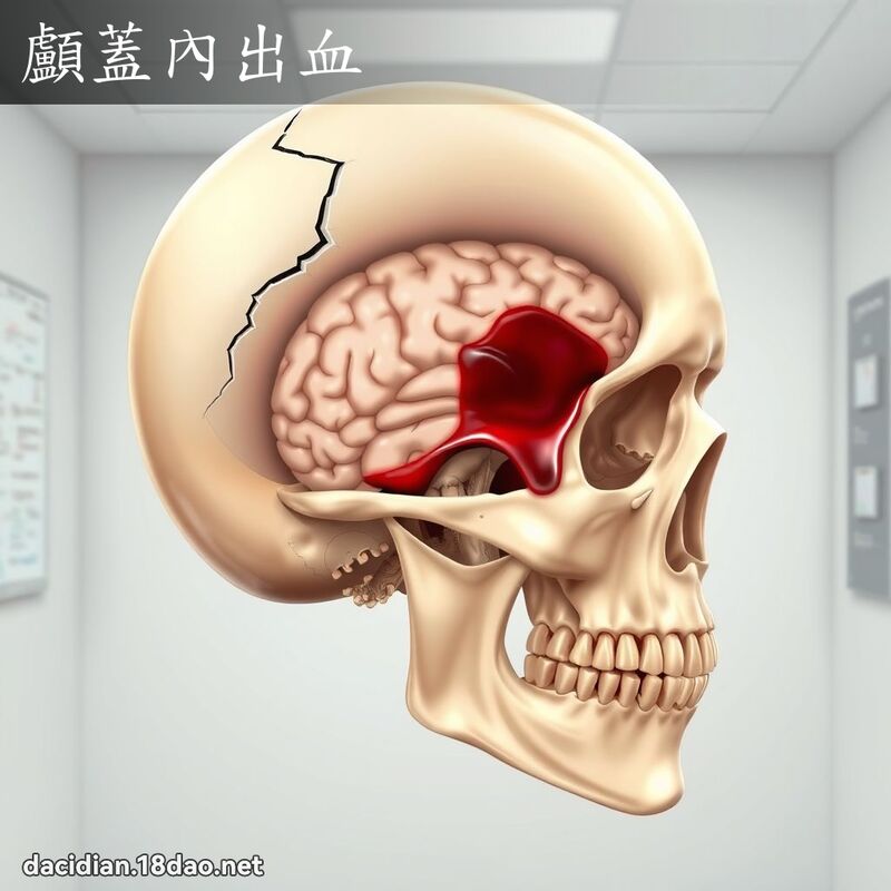 顱蓋內出血 - 國語大辭典配圖