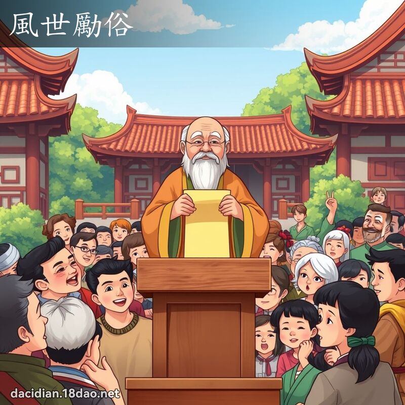 風世勵俗 - 國語大辭典配圖
