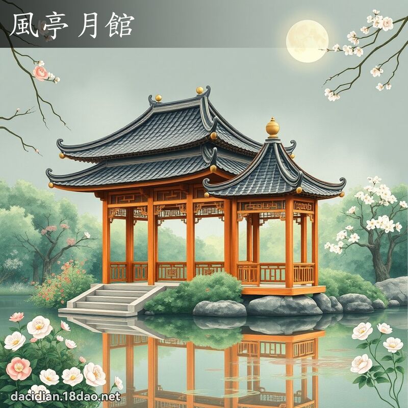 風亭月館 - 國語大辭典配圖