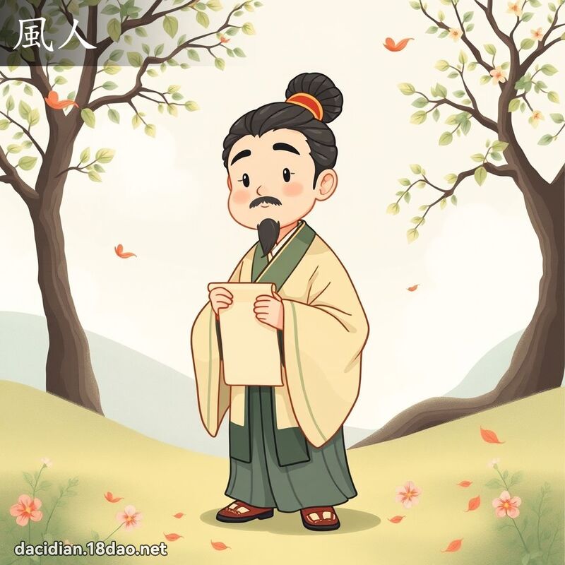 風人 - 國語大辭典配圖