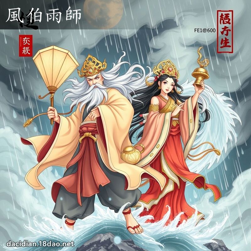 風伯雨師 - 國語大辭典配圖