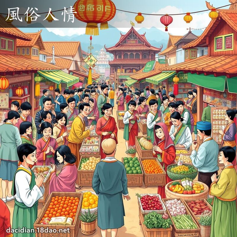 風俗人情 - 國語大辭典配圖