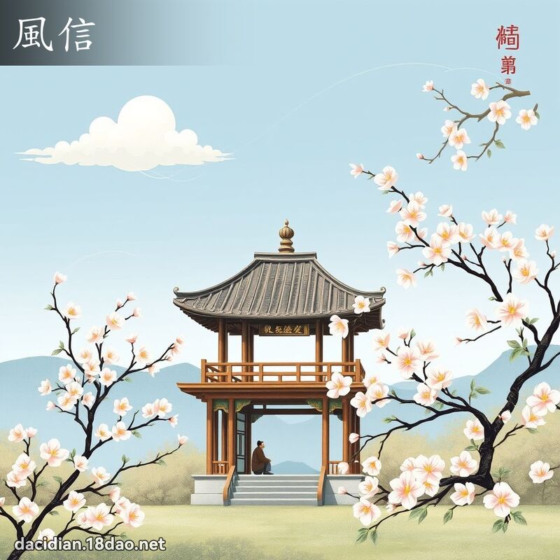 風信 - 國語大辭典配圖