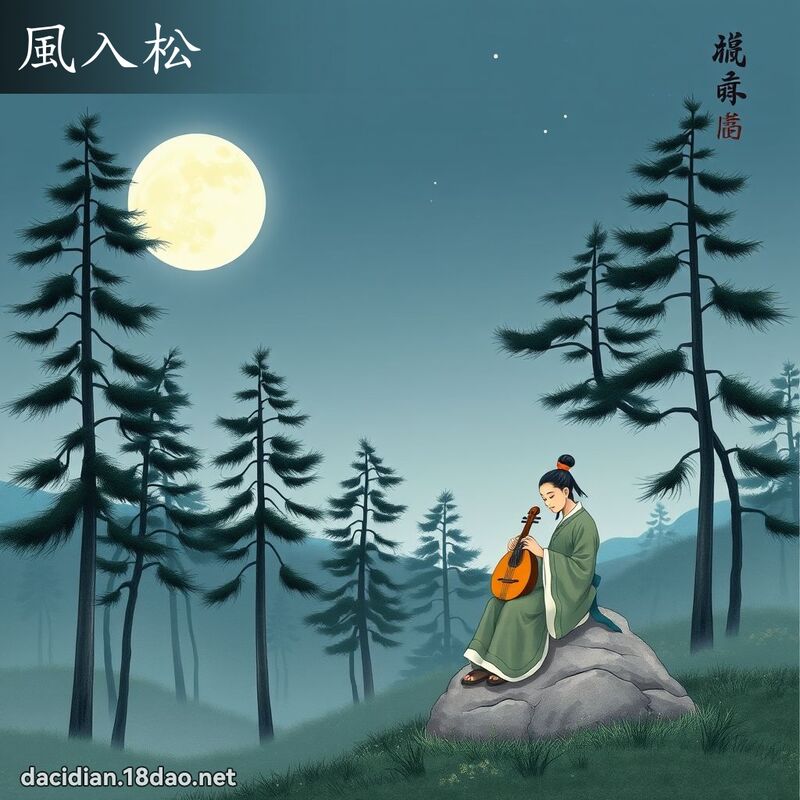 风入松 - 国语大辞典配图