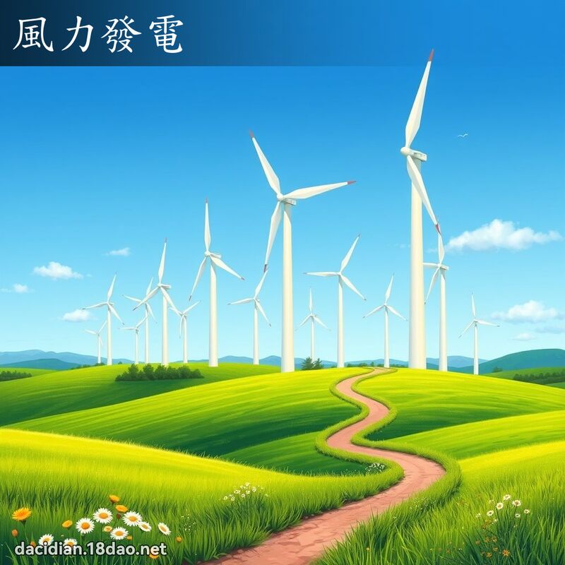 風力發電 - 國語大辭典配圖