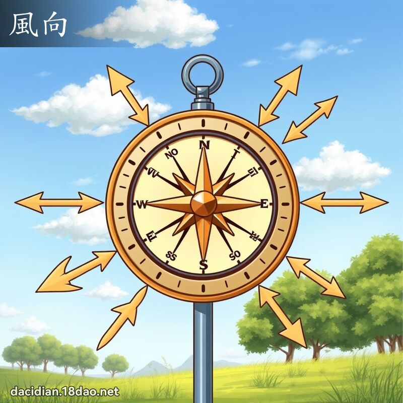 風向 - 國語大辭典配圖