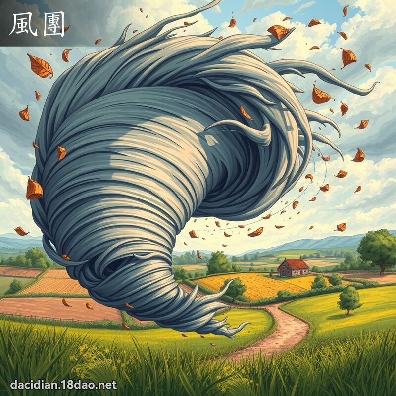 风团 - 国语大辞典配图