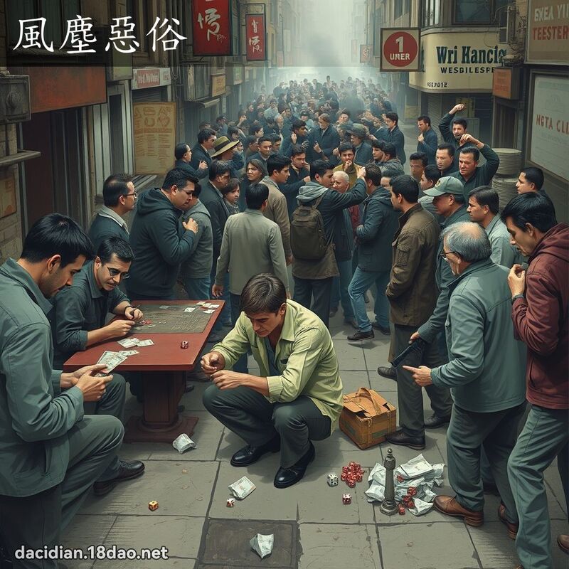 风尘恶俗 - 国语大辞典配图