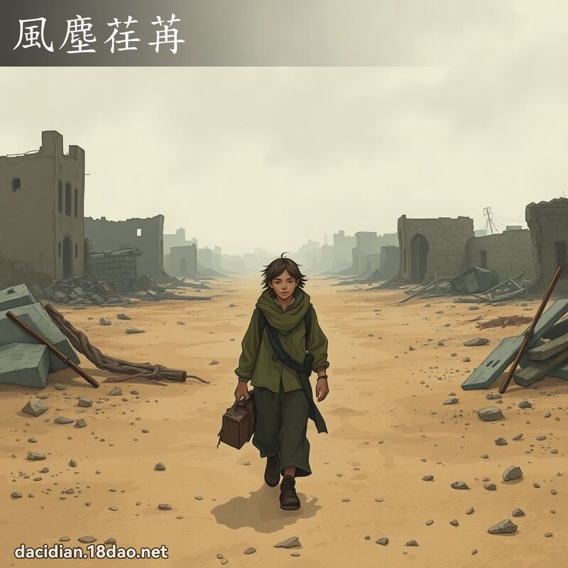 风尘荏苒 - 国语大辞典配图