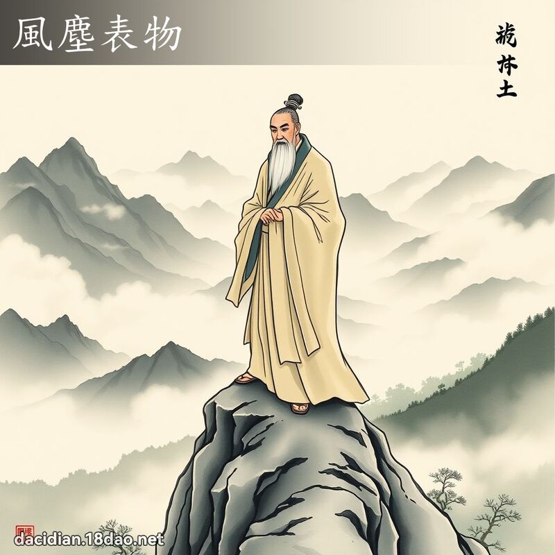 风尘表物 - 国语大辞典配图