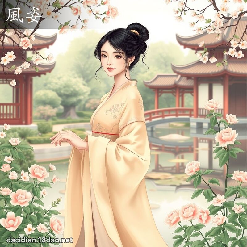 风姿 - 国语大辞典配图