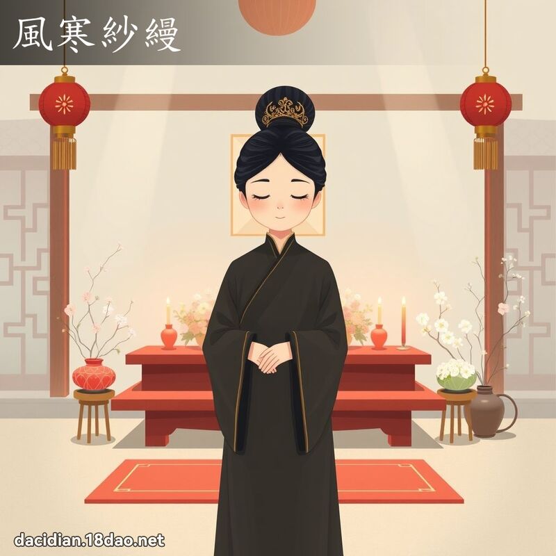 风寒纱縵 - 国语大辞典配图