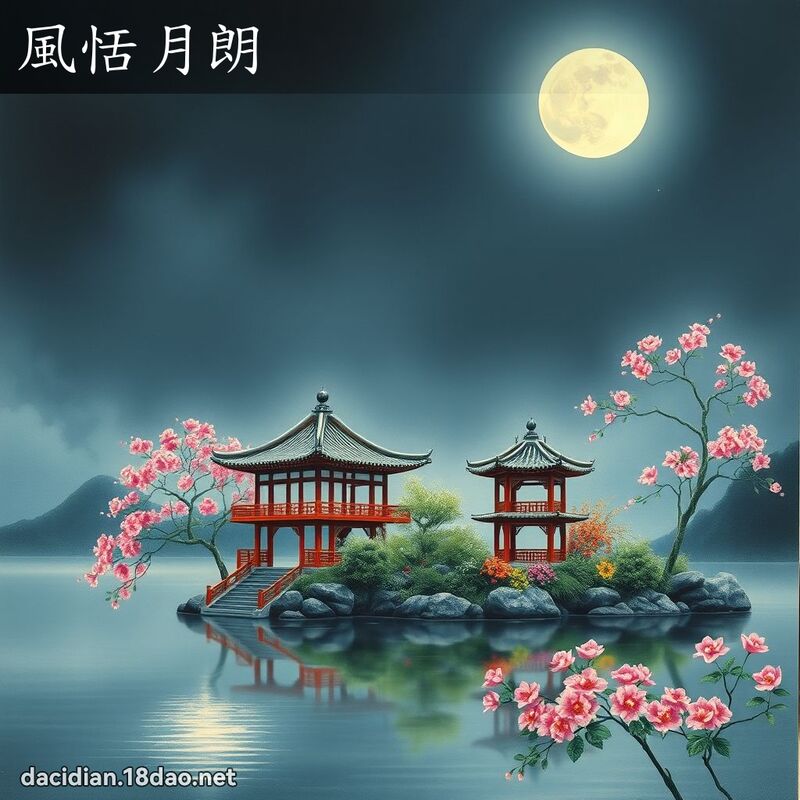 风恬月朗 - 国语大辞典配图