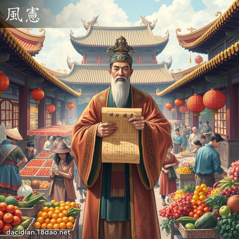 風憲 - 國語大辭典配圖