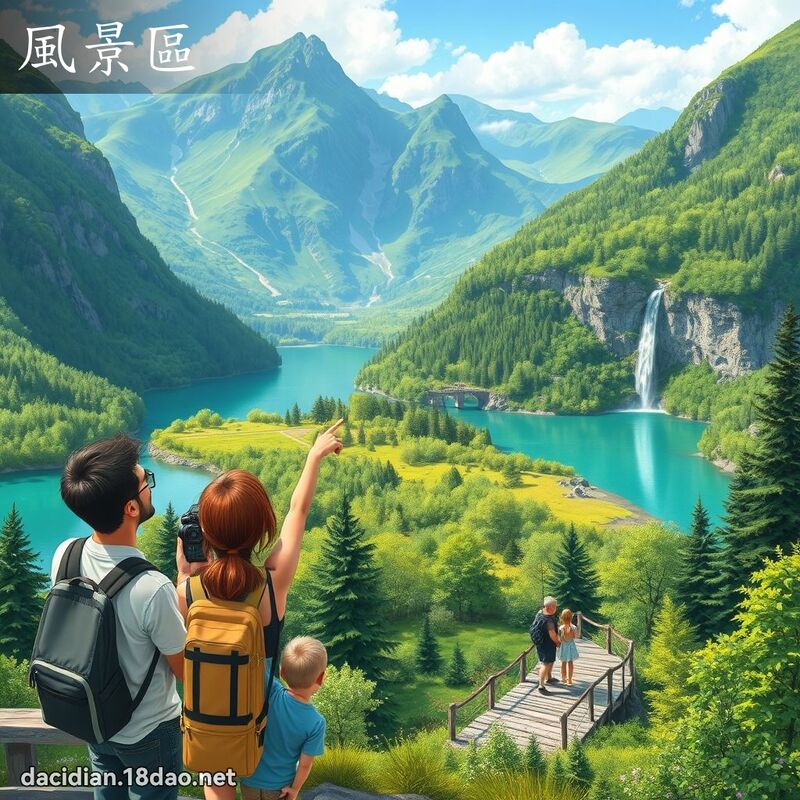 風景區 - 國語大辭典配圖