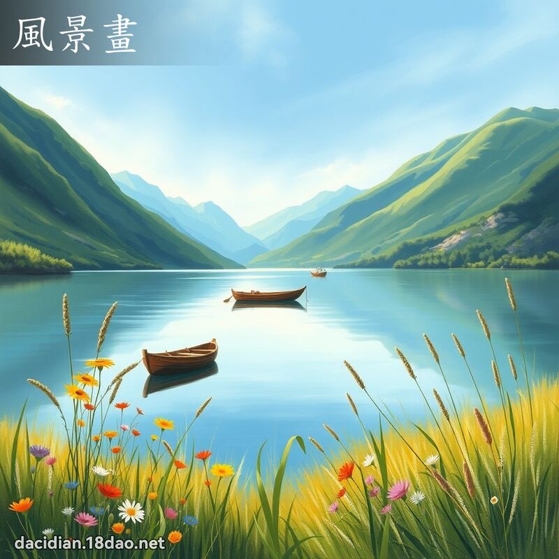 风景画 - 国语大辞典配图