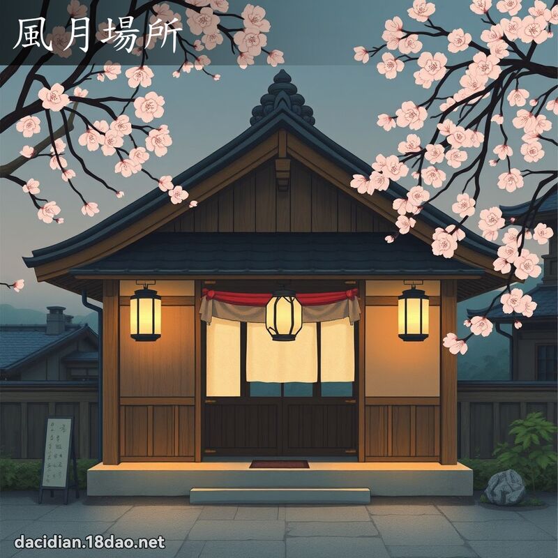 風月場所 - 國語大辭典配圖