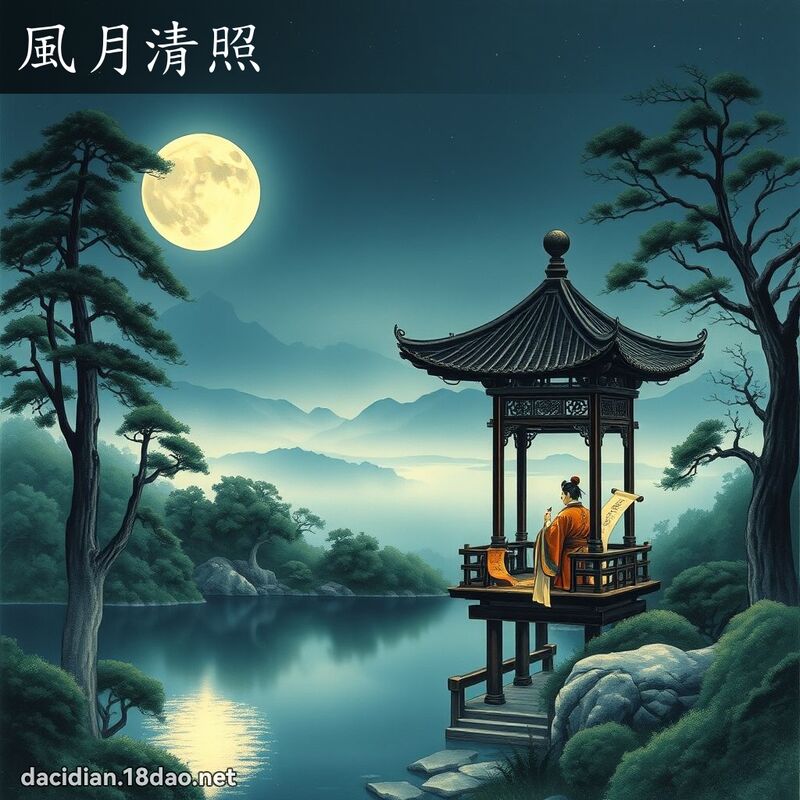 风月清照 - 国语大辞典配图
