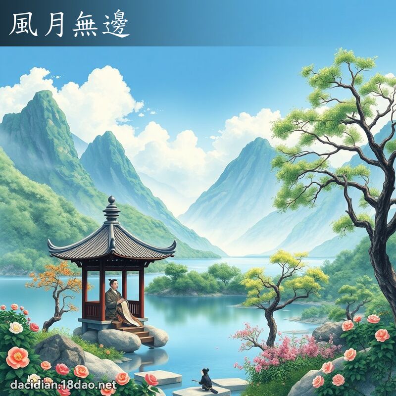 風月無邊 - 國語大辭典配圖