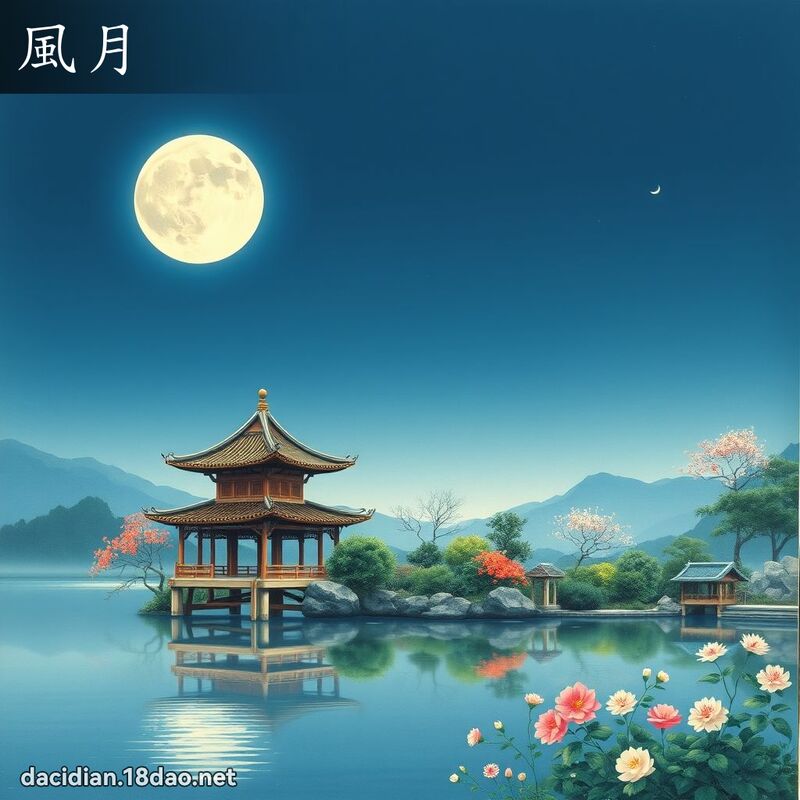 風月 - 國語大辭典配圖