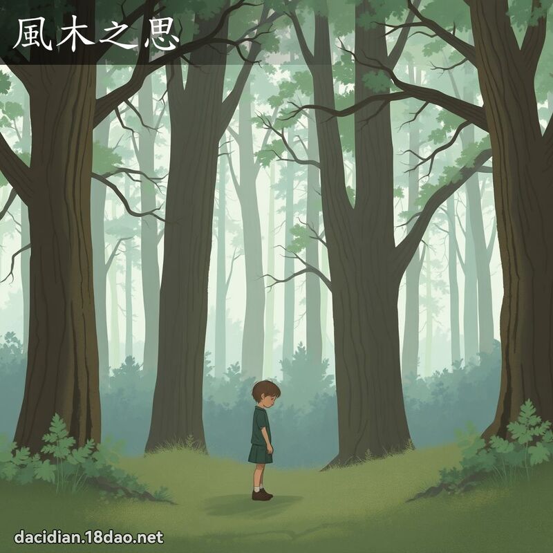 風木之思 - 國語大辭典配圖