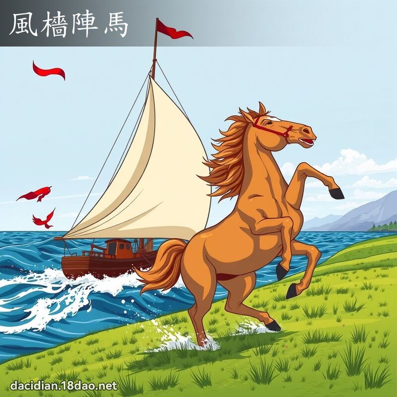 风檣阵马 - 国语大辞典配图