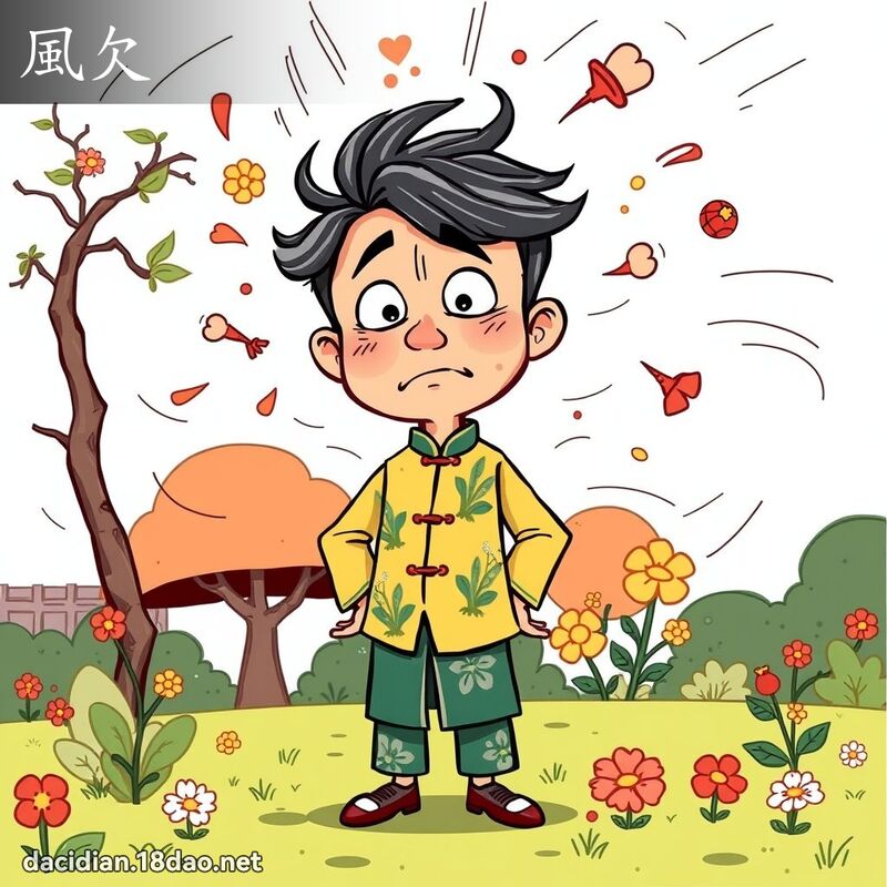 風欠 - 國語大辭典配圖