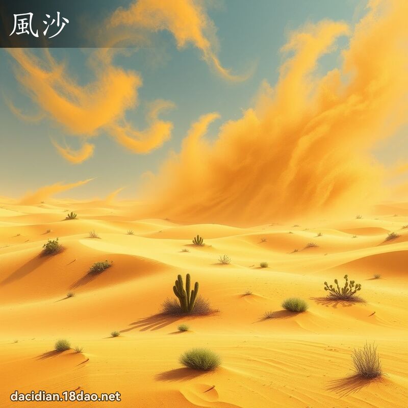 风沙 - 国语大辞典配图