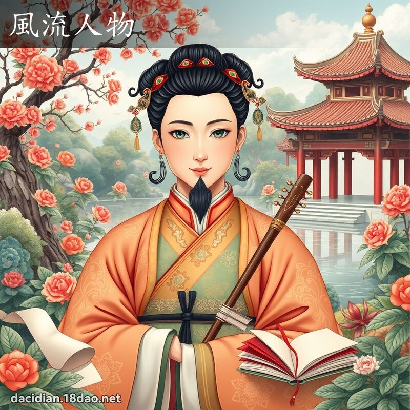 風流人物 - 國語大辭典配圖