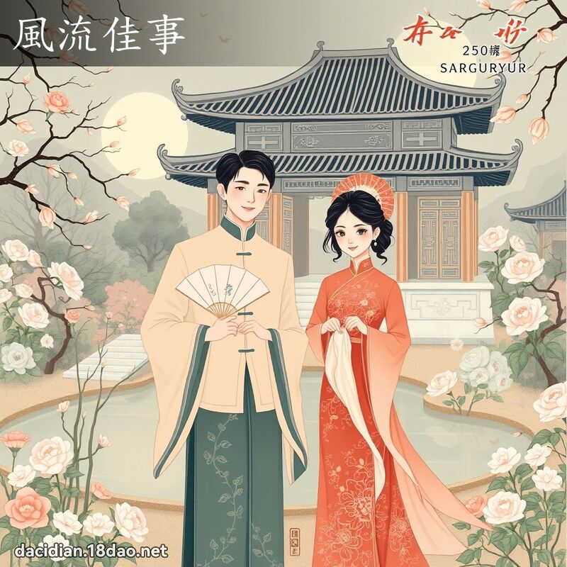 風流佳事 - 國語大辭典配圖