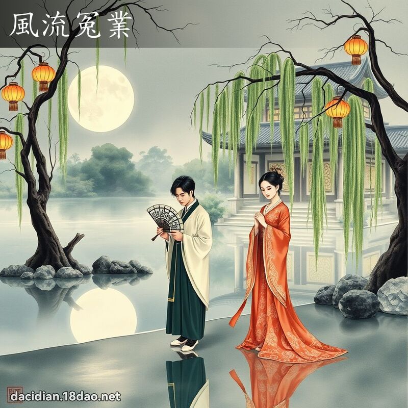 风流冤业 - 国语大辞典配图