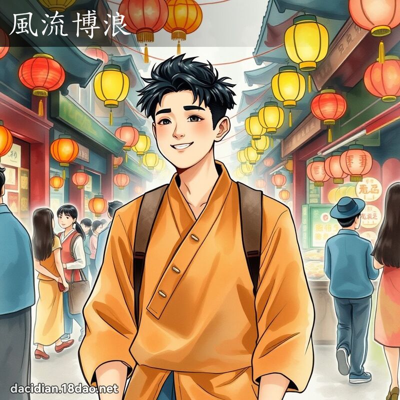 風流博浪 - 國語大辭典配圖