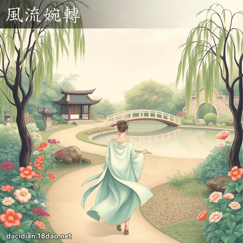 风流婉转 - 国语大辞典配图