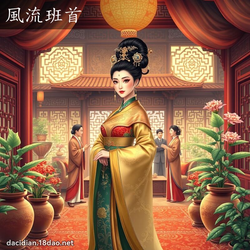 風流班首 - 國語大辭典配圖