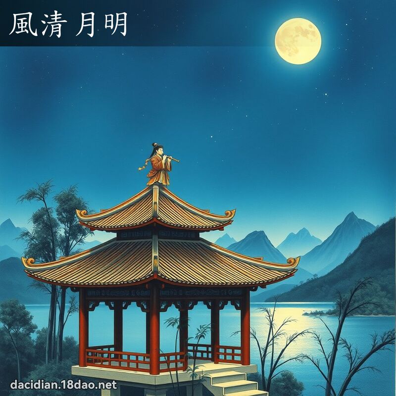 风清月明 - 国语大辞典配图