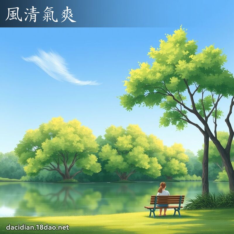 风清气爽 - 国语大辞典配图