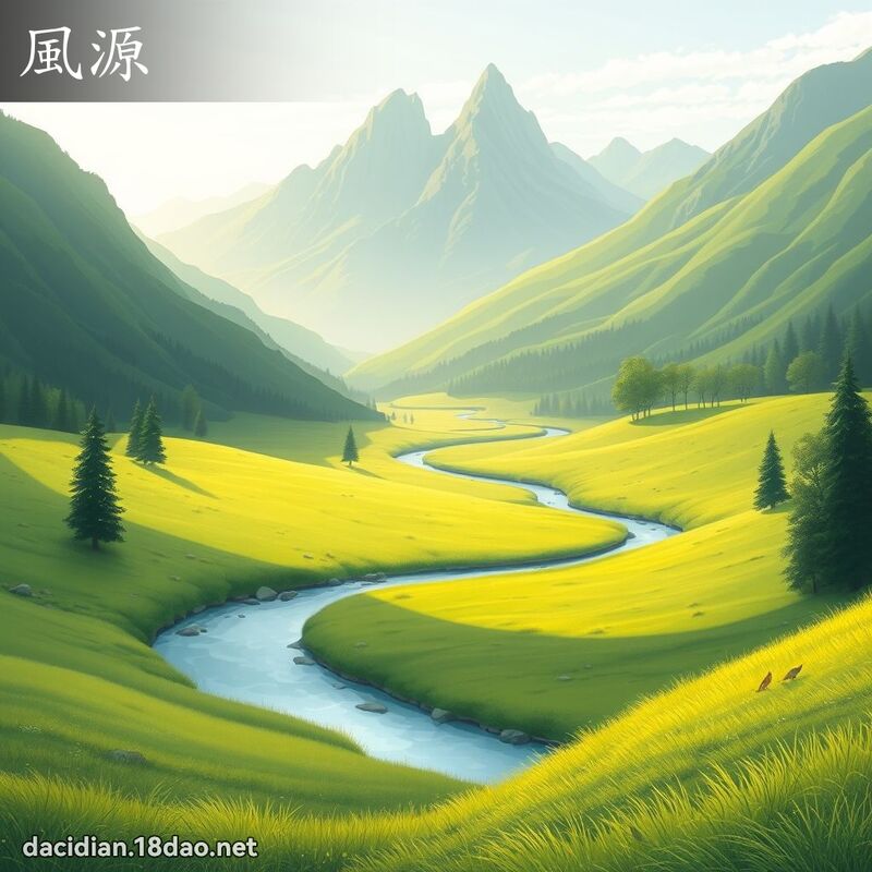 风源 - 国语大辞典配图