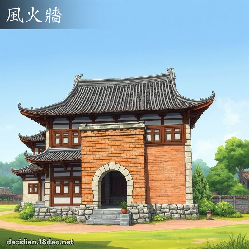 风火墙 - 国语大辞典配图