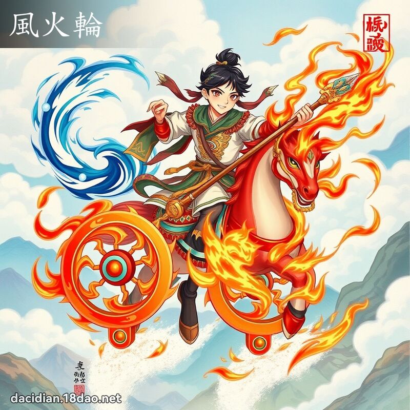 風火輪 - 國語大辭典配圖
