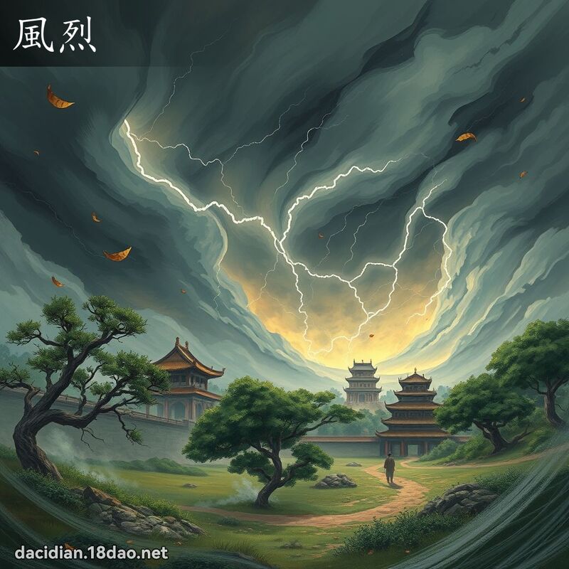 風烈 - 國語大辭典配圖