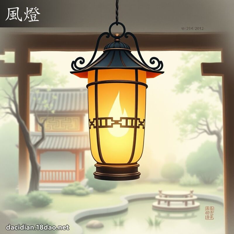 风灯 - 国语大辞典配图