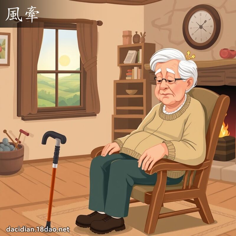风牵 - 国语大辞典配图