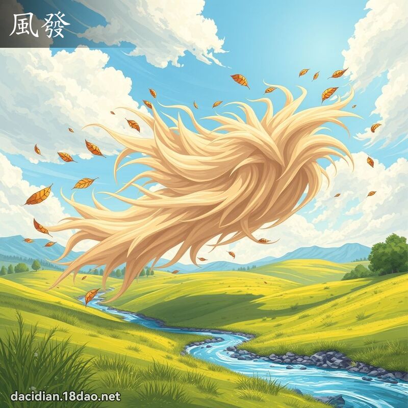 风发 - 国语大辞典配图