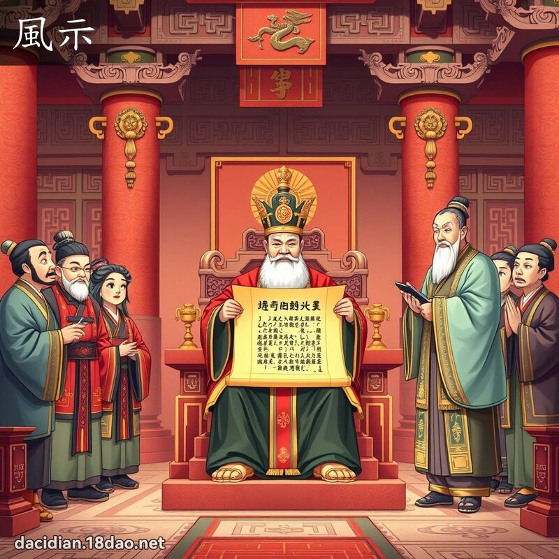 風示 - 國語大辭典配圖