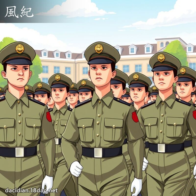 風紀 - 國語大辭典配圖
